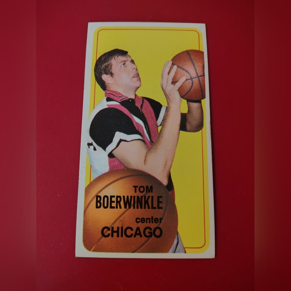Tom Boerwinkle 1970-71 Topps #68 Chicago Bulls Basketball Card NBA